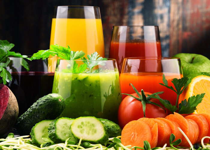 Ten Healthy Vegetable Juices for a Glowing skin