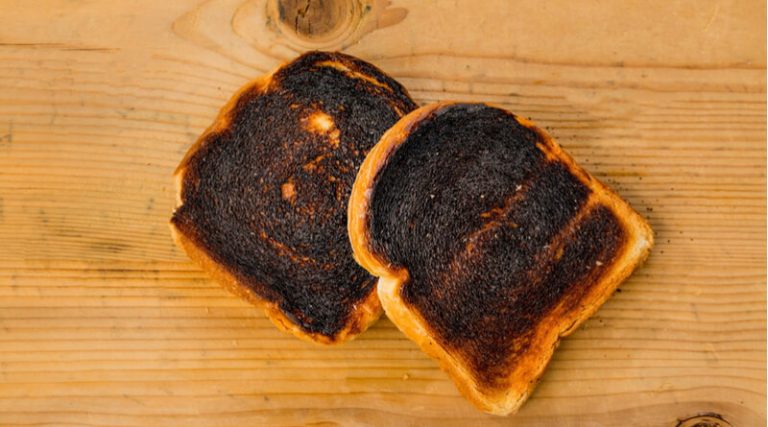 toast burn marks