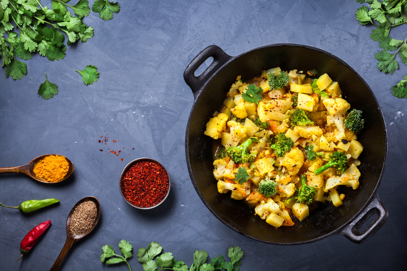 Aloo cabbage fry