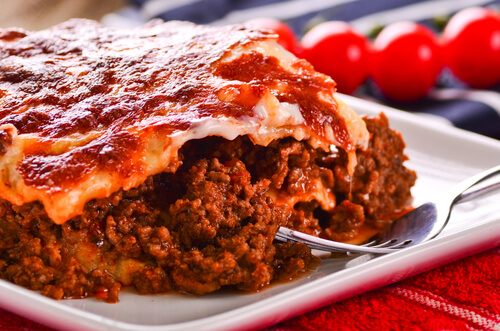 Deep dish lasagna