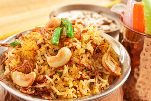 Raw Jackfruit Biryani