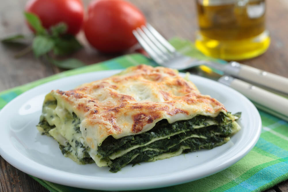 Simple Spinach Lasagna