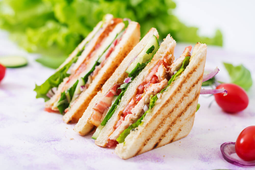 Club sandwich Recipe, How to make Club sandwich Recipe - Vaya.in