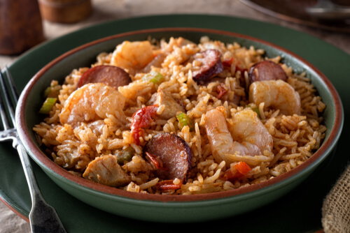 Prawn and Chicken Jambalaya