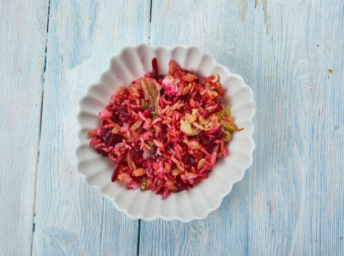 One pot Beetroot pulao