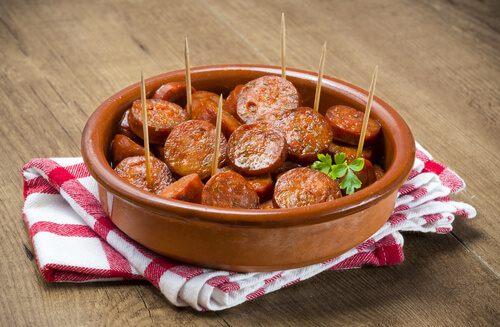 Chorizo Bites Recipe, How to make Chorizo Bites- Vaya.in