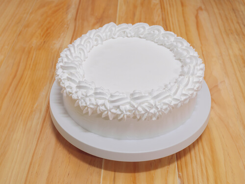Moist White Cake with Buttercream Frosting - Fresh April Flours