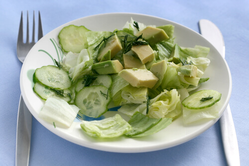 Tangy Cucumber and Avocado Salad