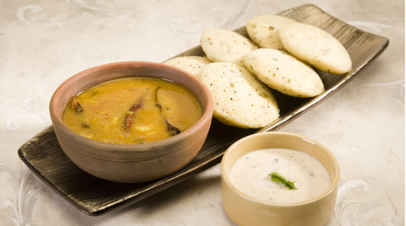 Moong dal idli