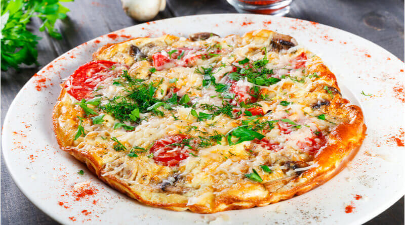 Omelette Pizza