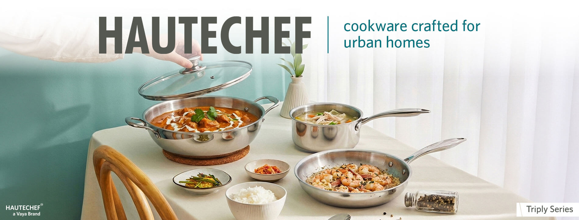 vaya triply cookware