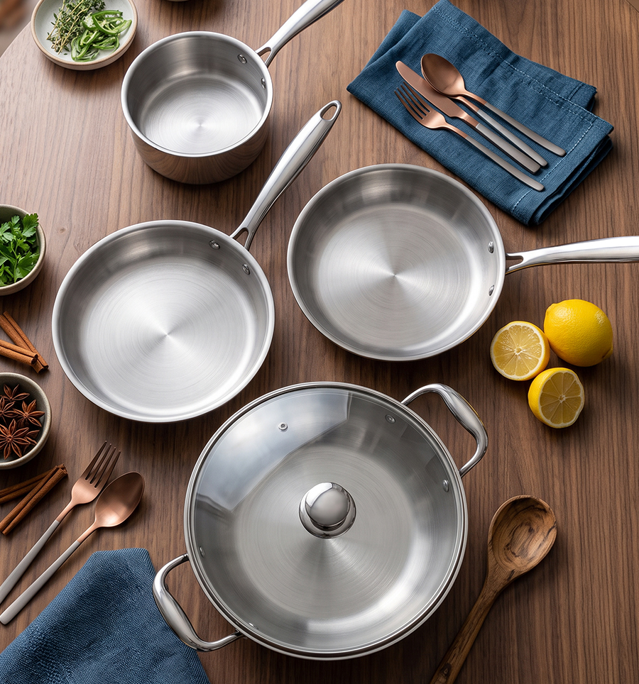 Triply Stainless Steel Cookware
