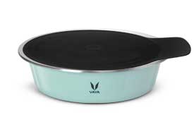 HauteCase - 1100 ml - Cool Cyan - with Stack Lid