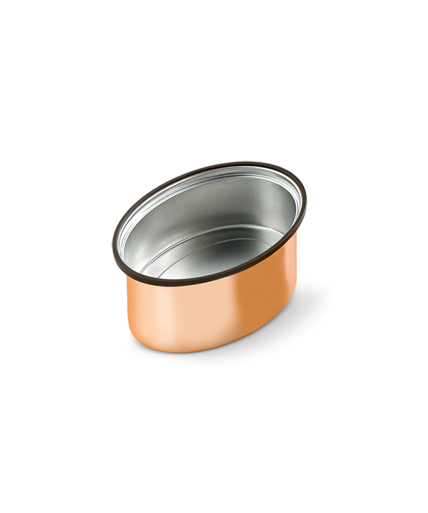 Copper - finished Stainless Steel Container - 1 x 400 ml