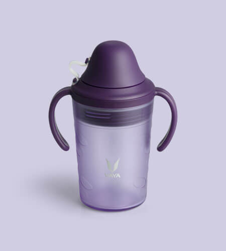 Vaya Kids Drynk - 280 ml - Frosted Purple - with Spout Lid