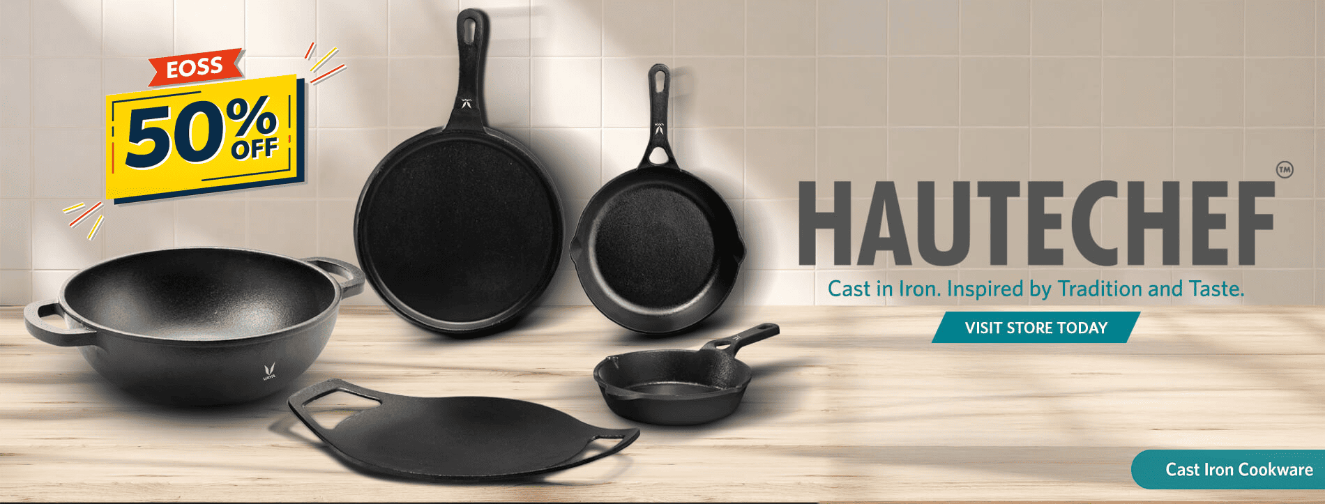 Cookware 50%