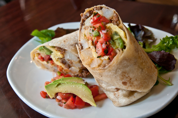 Roasted Red Pepper and Hummus Wraps