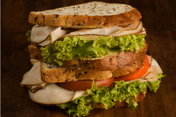 Thai Chicken Peanut Crunch Sandwich