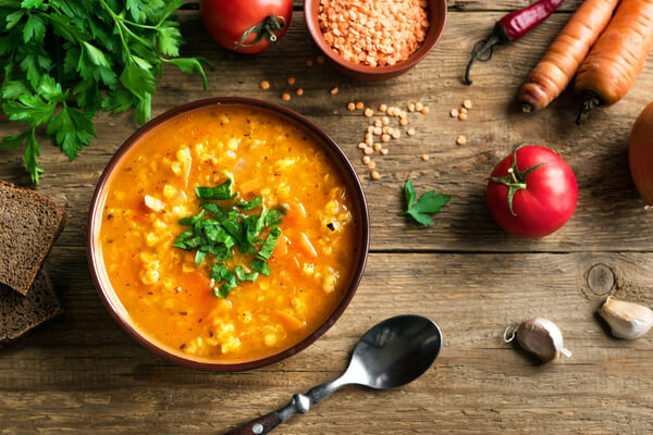 spicy lentil soup
