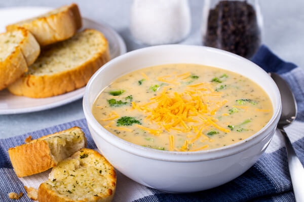 broccoli and cheddar soup