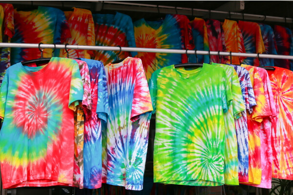 Tie dye clothing