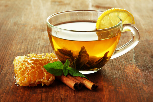 lemon honey tea