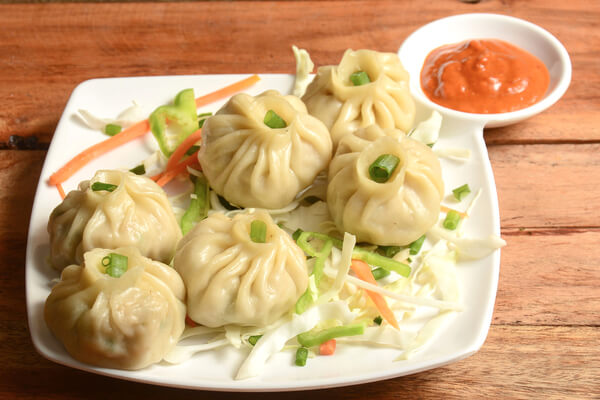 vegetable momos